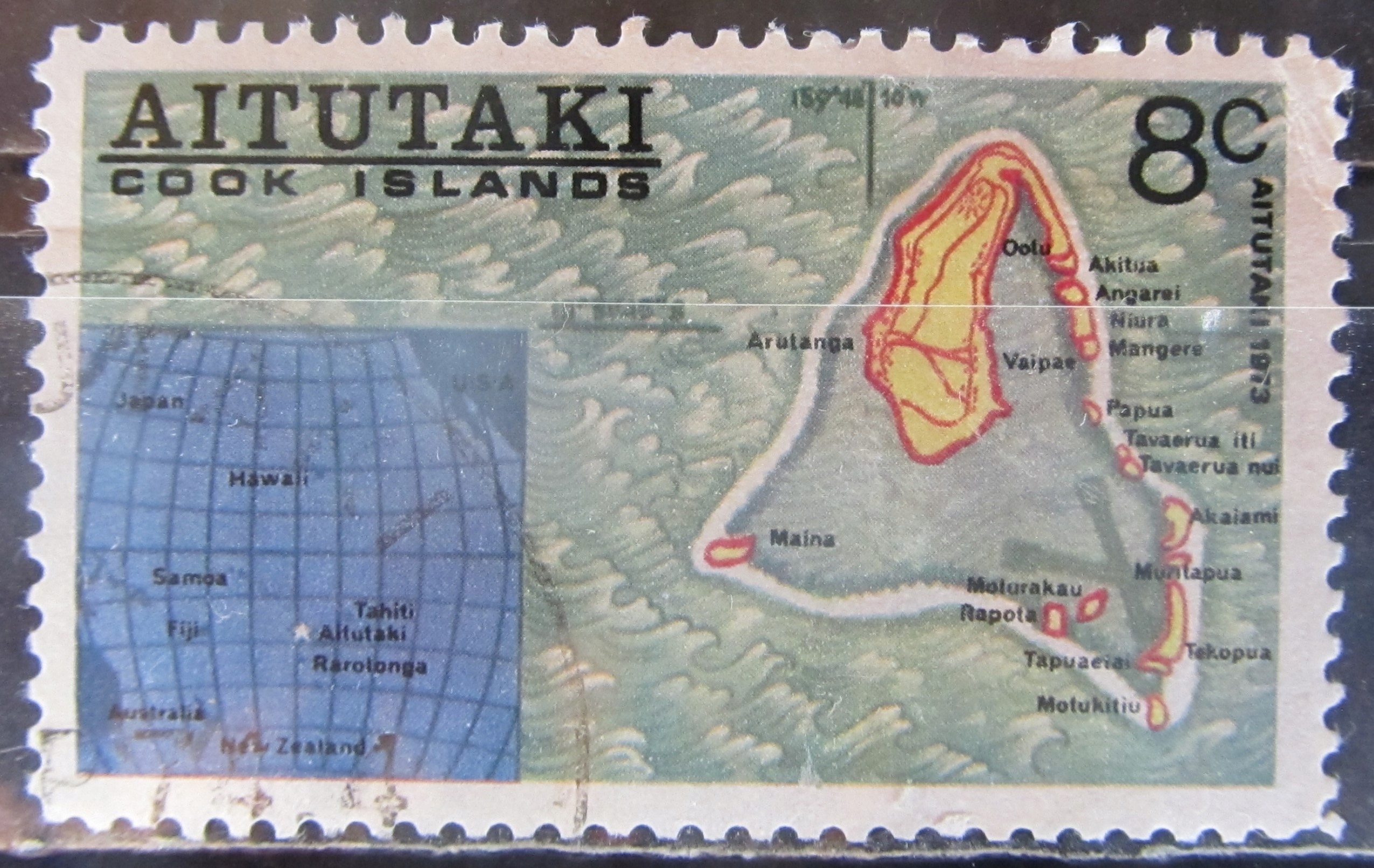 Cook Islands stary znaczek (2/6