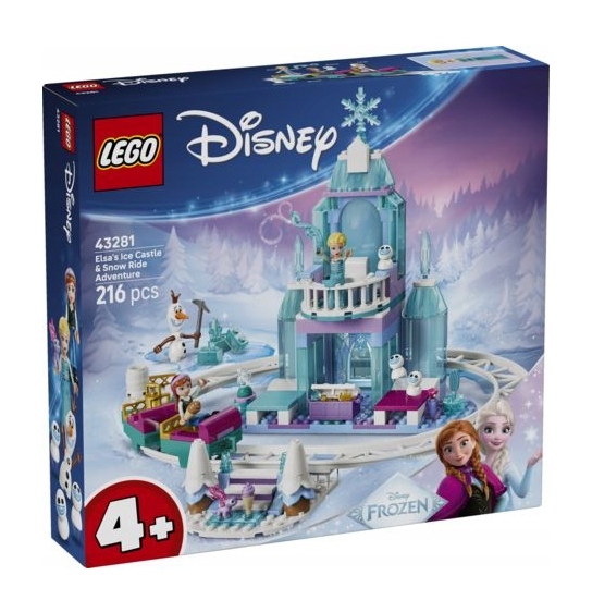 Lego 43281 Disney Frozen Ledový Hrad Elzy A Sněhová Jízda