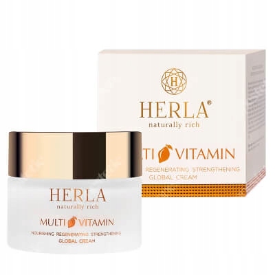 Krem nawilżający do twarzy Herla Multi Vitamin 0 Spf dzień i noc 50 ml