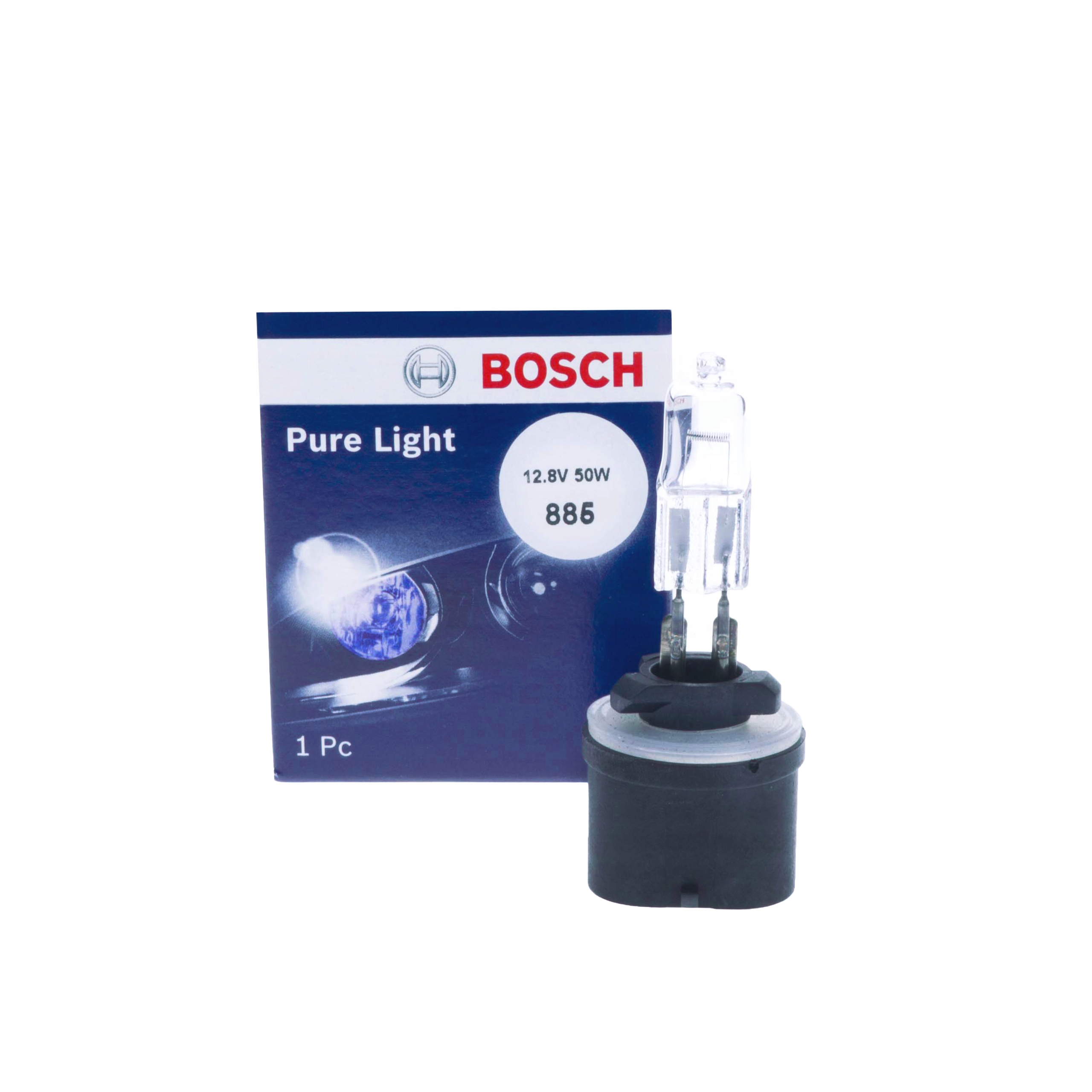 Żarówka Bosch 885 12.8V 50W 3200K Halogenowa Przeciwmgielna Homologacja E1