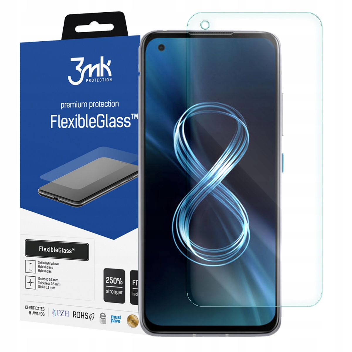 

3MK Fg Szkło Hybrydowe Do Asus Zenfone 8