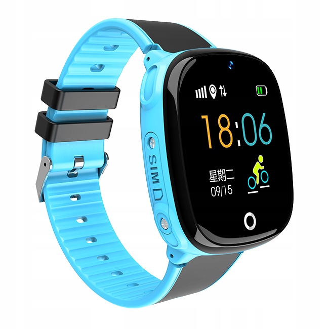 Promocja Smartwatch zegarek dla dzieci Sim rozmowy Gps Sos wyprzedaż przecena