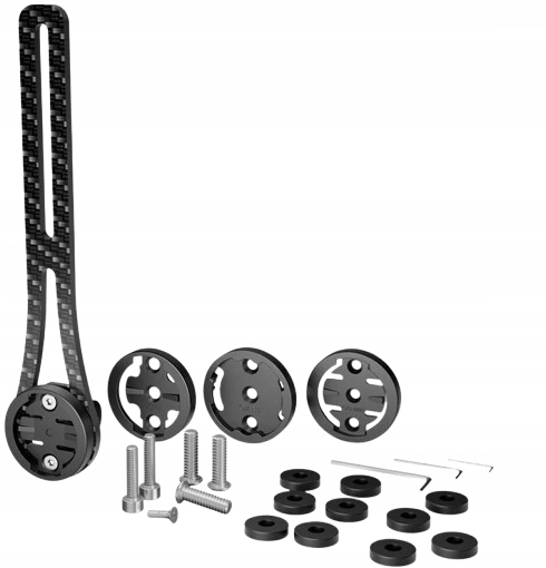 Integrovaný držák na kolo Aero Magicshine Tta-c karbon, sada adaptérů