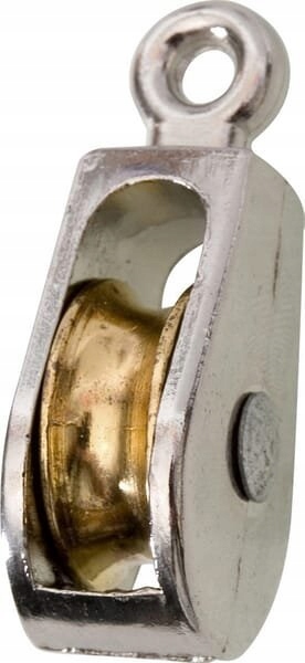 Bloczek do liny pojedynczy na uchu nieobrotowym 25