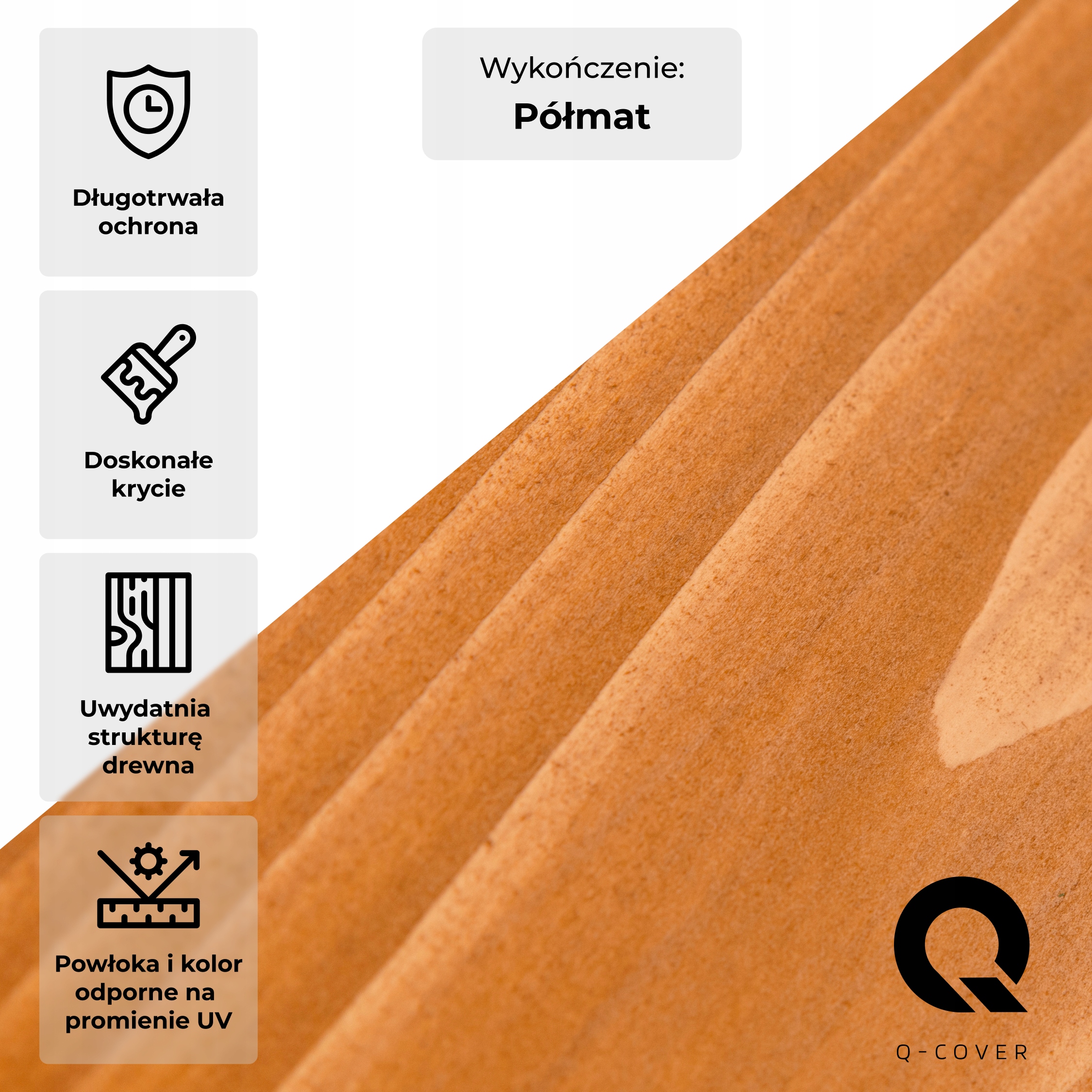 LAKIEROBEJCA DO DREWNA 3W1 DĄB EXTRA LAZURA PÓŁMAT 5L OCHRONNA PRODUCENT Marka inna