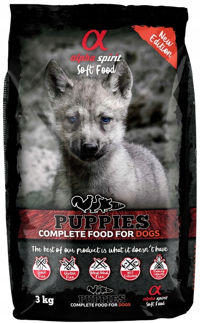 AlphaSpirit Pies Miękka Puppies 3kg