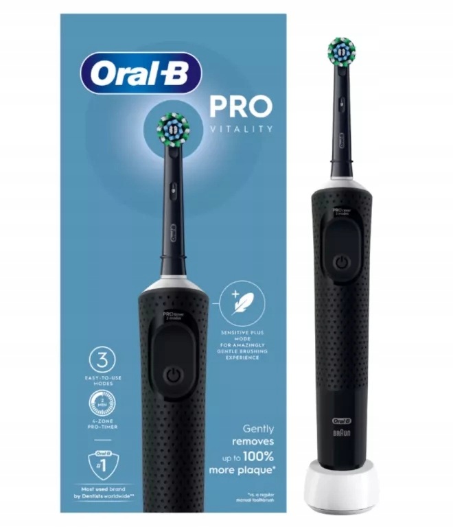 Szczoteczka Elektryczna Do Zębów Oral-b Pro Vitality D103 Black Komplet