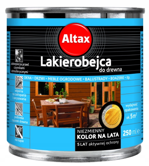 Lakierobejca do drewna - Palisander - ALTAX 250ml