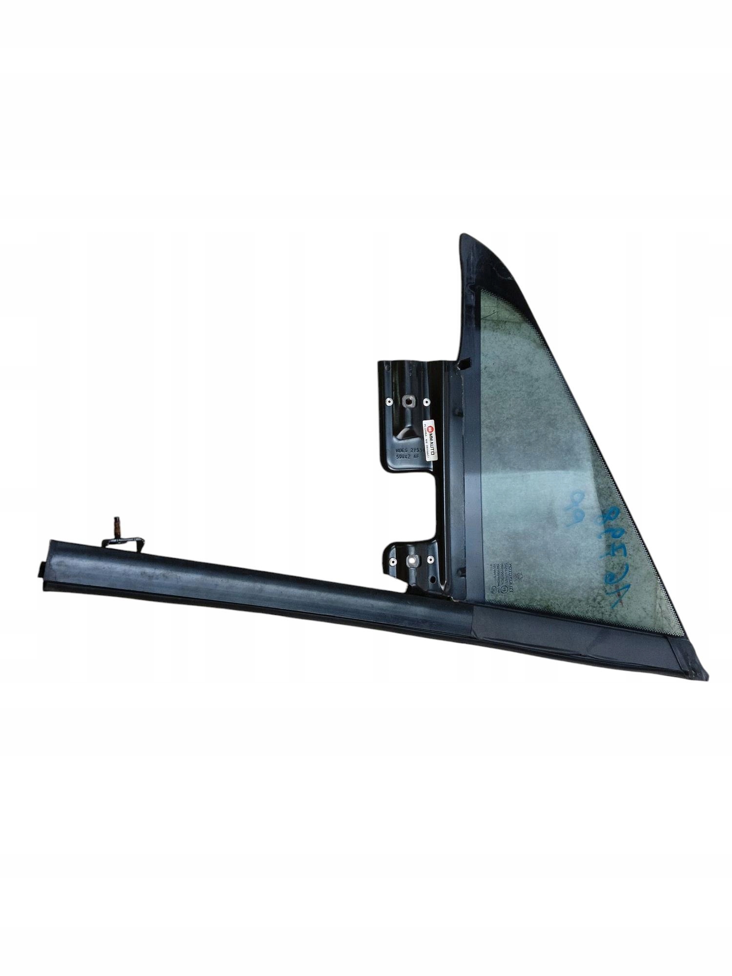 TROJKAT window door right front PEUGEOT 407 COUPE 3D