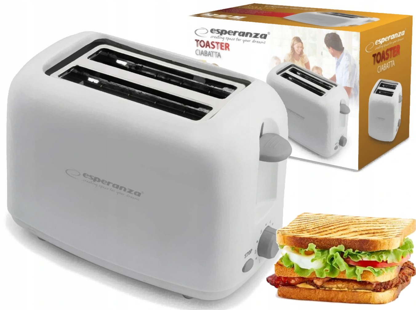 TOSTER OPIEKACZ DO KANAPEK DOMOWY GRZANKI TOSTY
