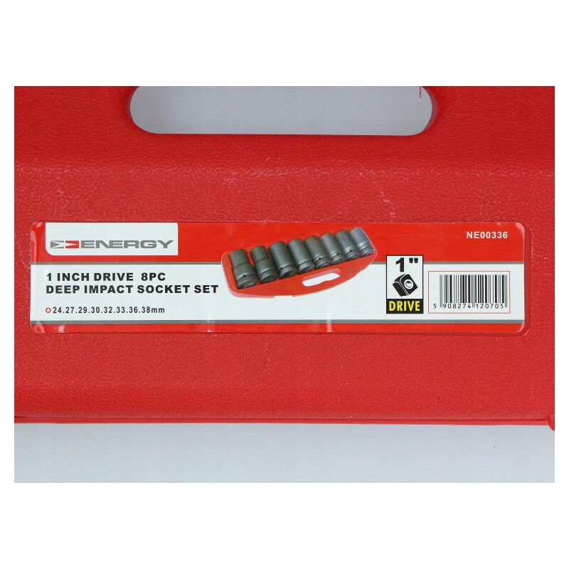 ZESTAW NASADEK UDAROWYCH 1`` 8SZT Kod producenta NE00336