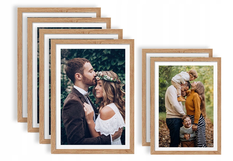 Dřevěné Rámečky Extra Komplet 6 Ks #K12d #d