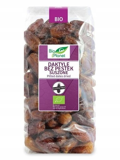 2x Bio Planet Datle bez pecek sušené bezlepkové Bio 1 kg