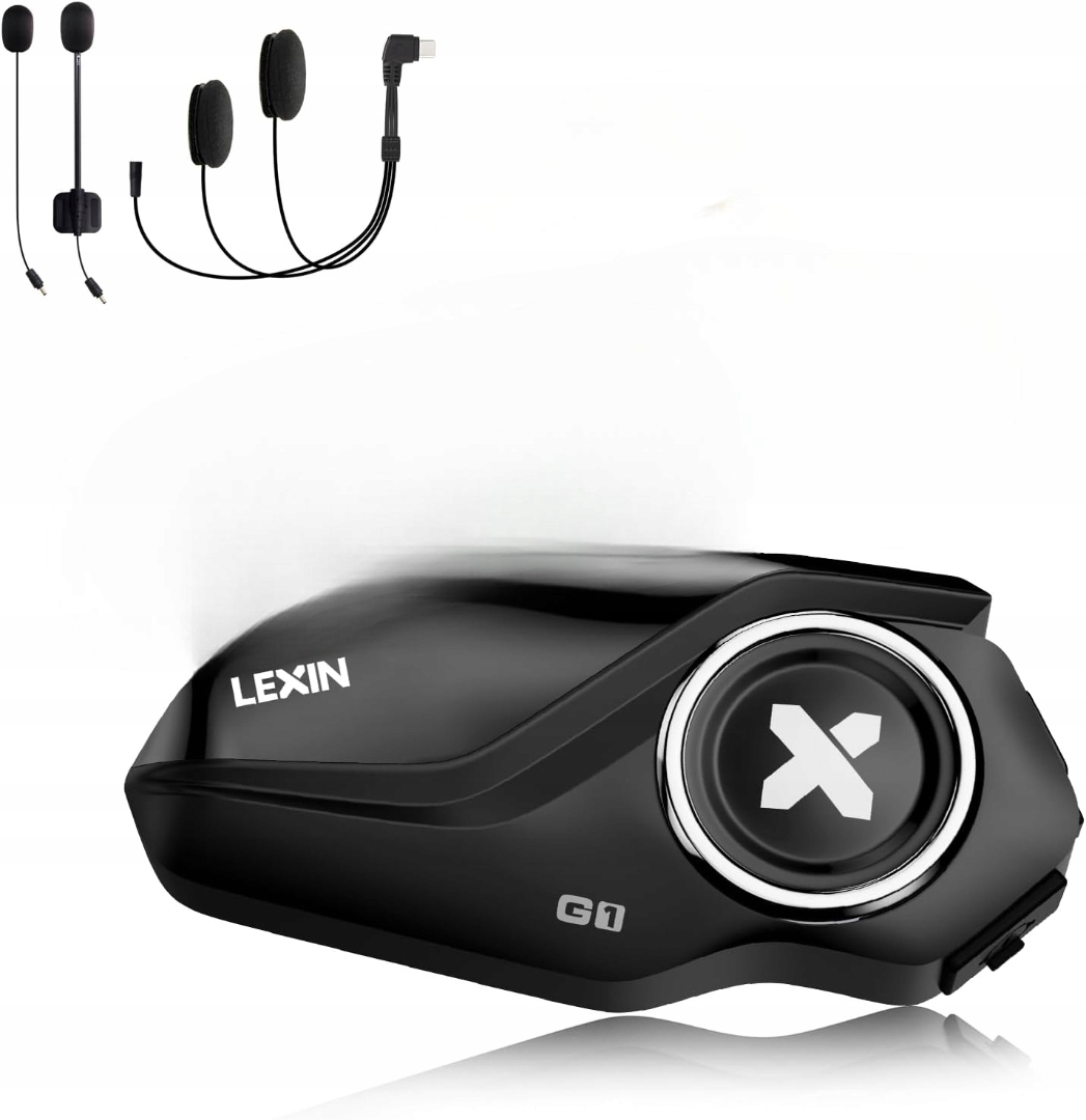 Motocyklový Interkom Rádiotelefón Mikrofón Bluetooth Lexin G1 Sada