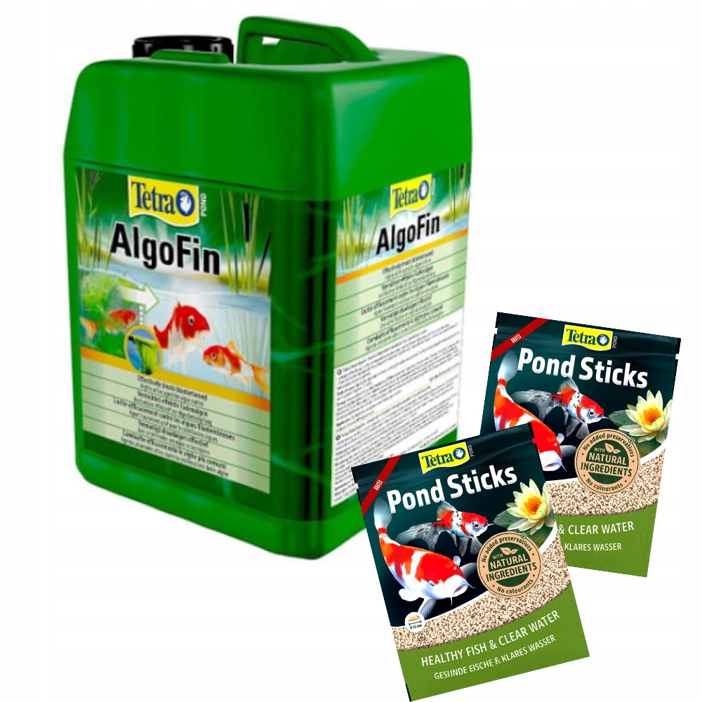 Tetra Pond AlgoFin 3L Skuteczny Preparat na Glony w Oczku Wodnym