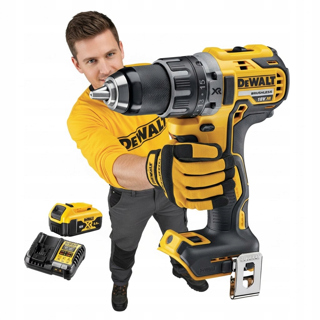 Dewalt DCD791P1 Aku Vrtačka 70 nm 18 V Xr 1 x 5 Ah nabíječka (pl)