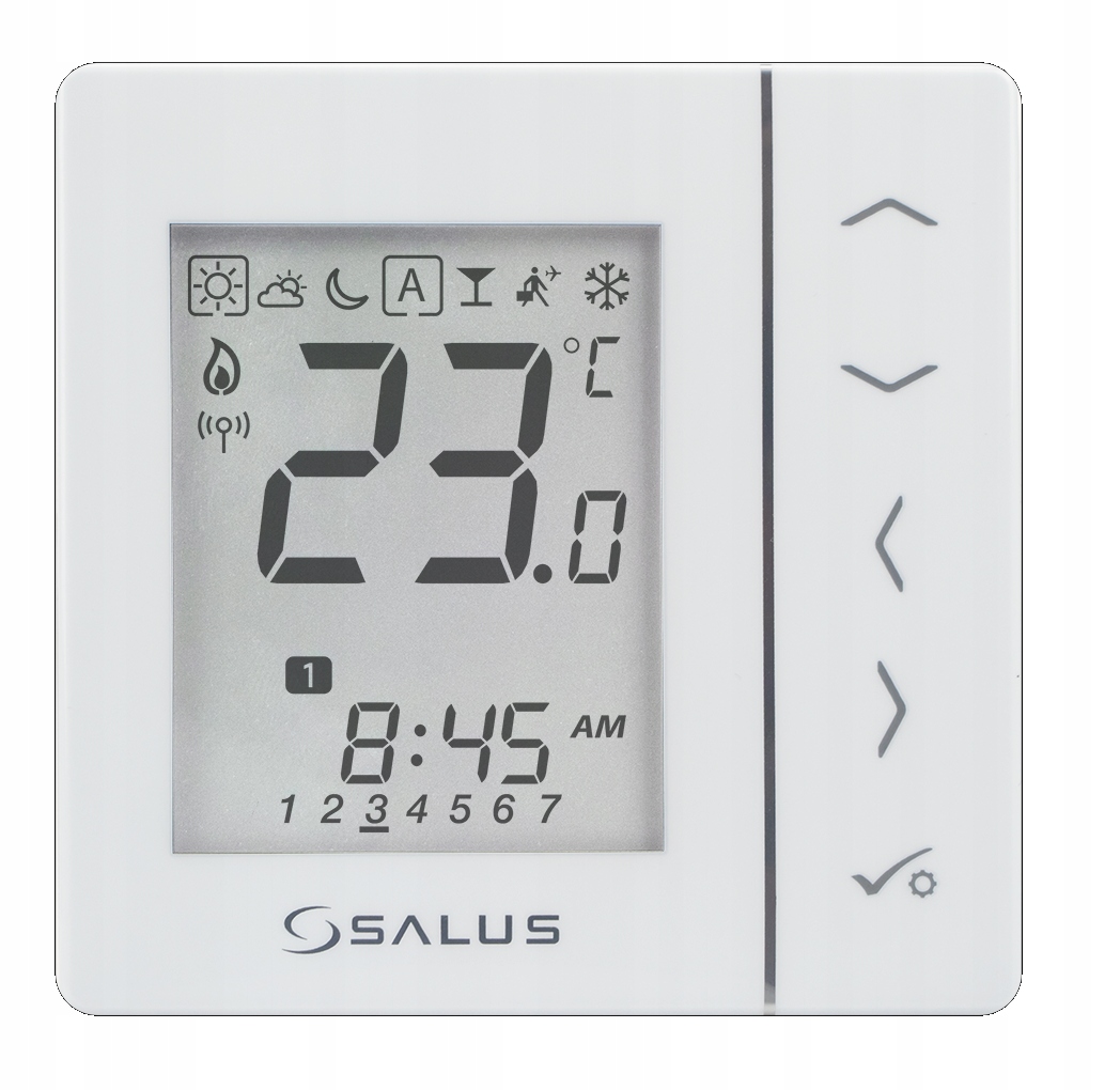 

Salus VS20WRF Bezprzewodowy Regulator Natynkowy