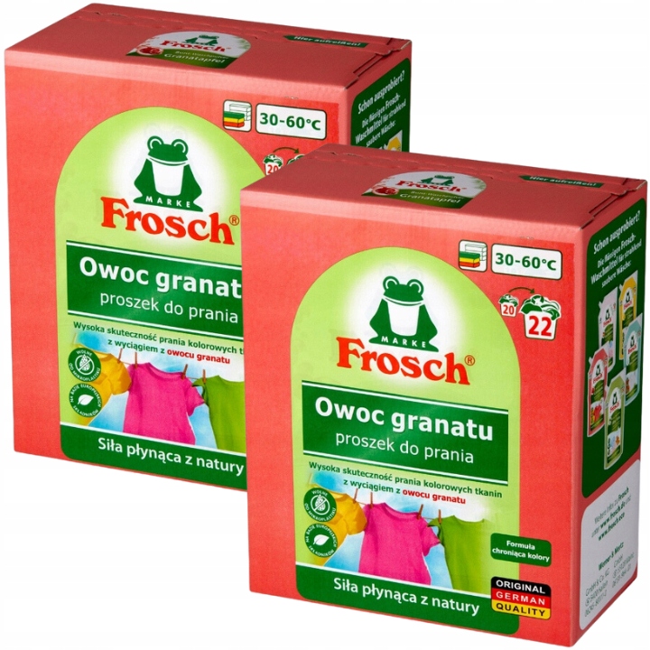 Frosch Ekologický prášek na praní Granátové jablko 2,9 kg Bio (44 praní)