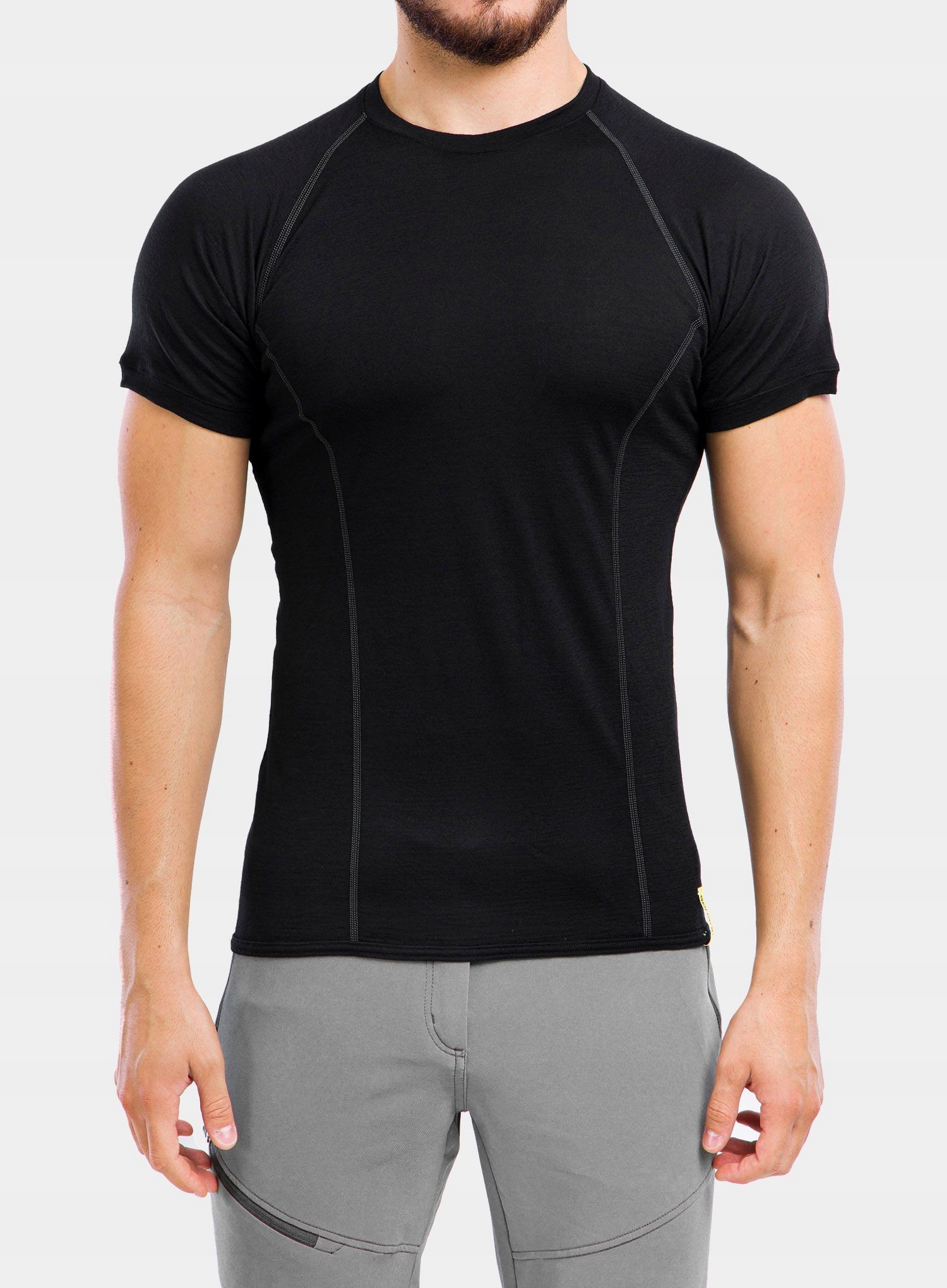 Tričko Sensor Merino Active Tee S/s černá S