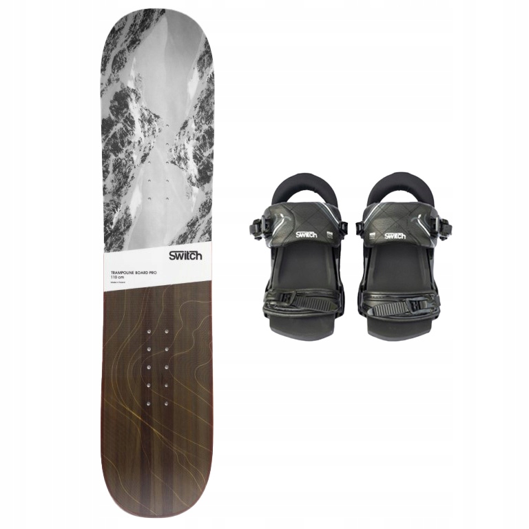 Tréninková trampolínová snowboardová deska 110 M vázání Switch