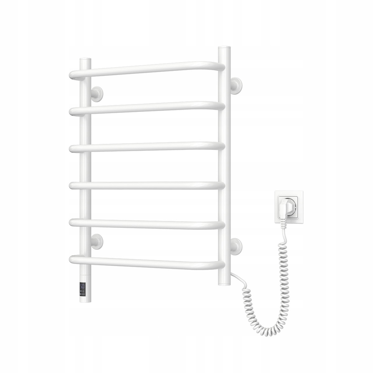 Elektryczny Grzejnik Łazienkowy Biały Symphonia Sensor 480х600 prawa