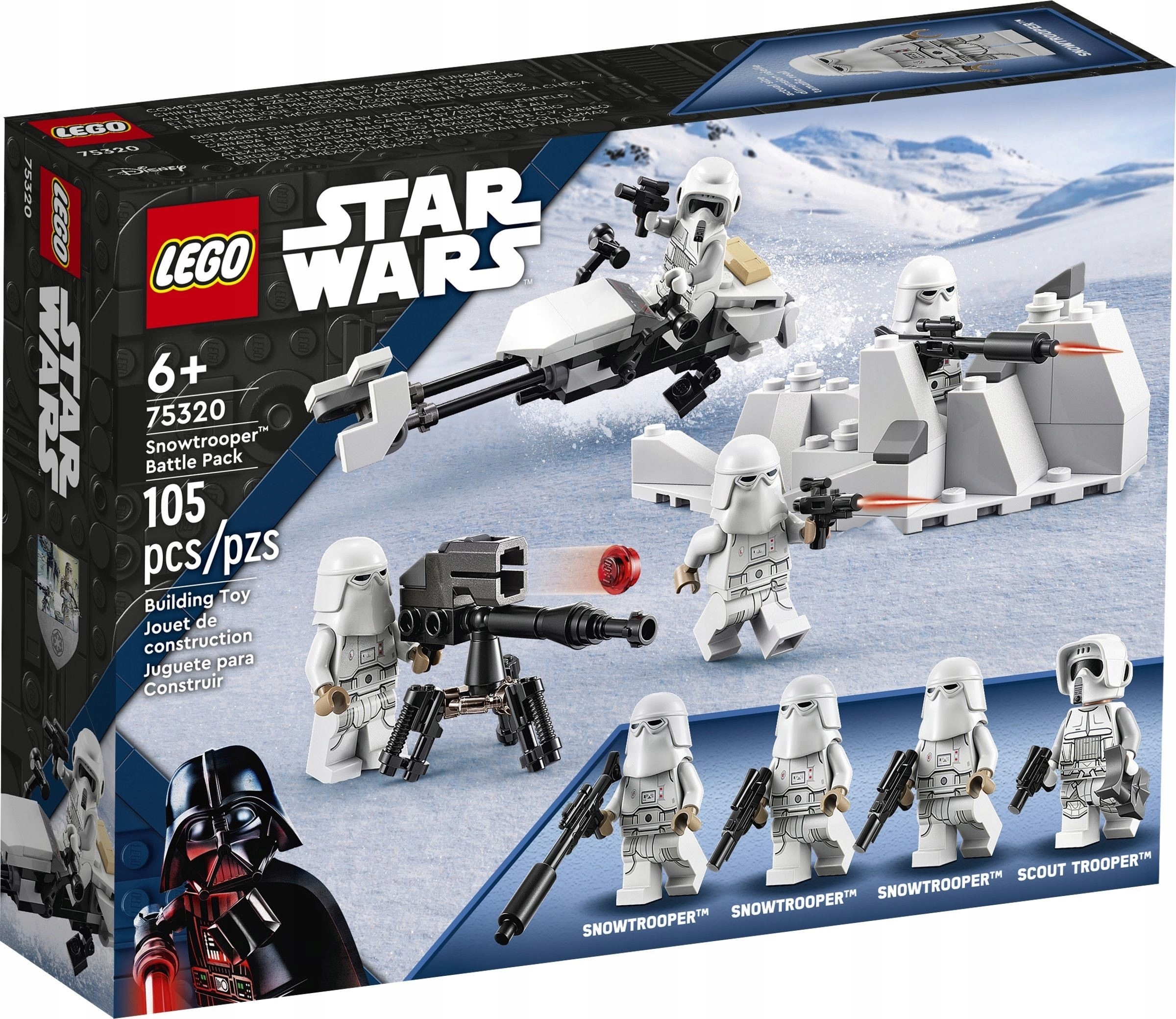 LEGO STAR WARS SZTURMOWIEC PODUSZKOWIEC ŚNIEŻNY Marka LEGO