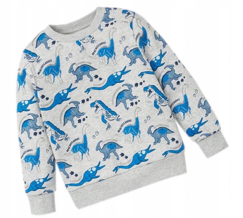 

C&a Bluza 134 Dresowa Dinozaury