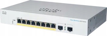 Cisco switch CBS220-8FP-E-2G (8xGbE, 2xSFP, 8xPoE+, 130W, fanless)…