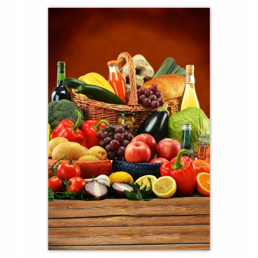 

Plakaty 40x60 Owoce Warzywa do kuchni