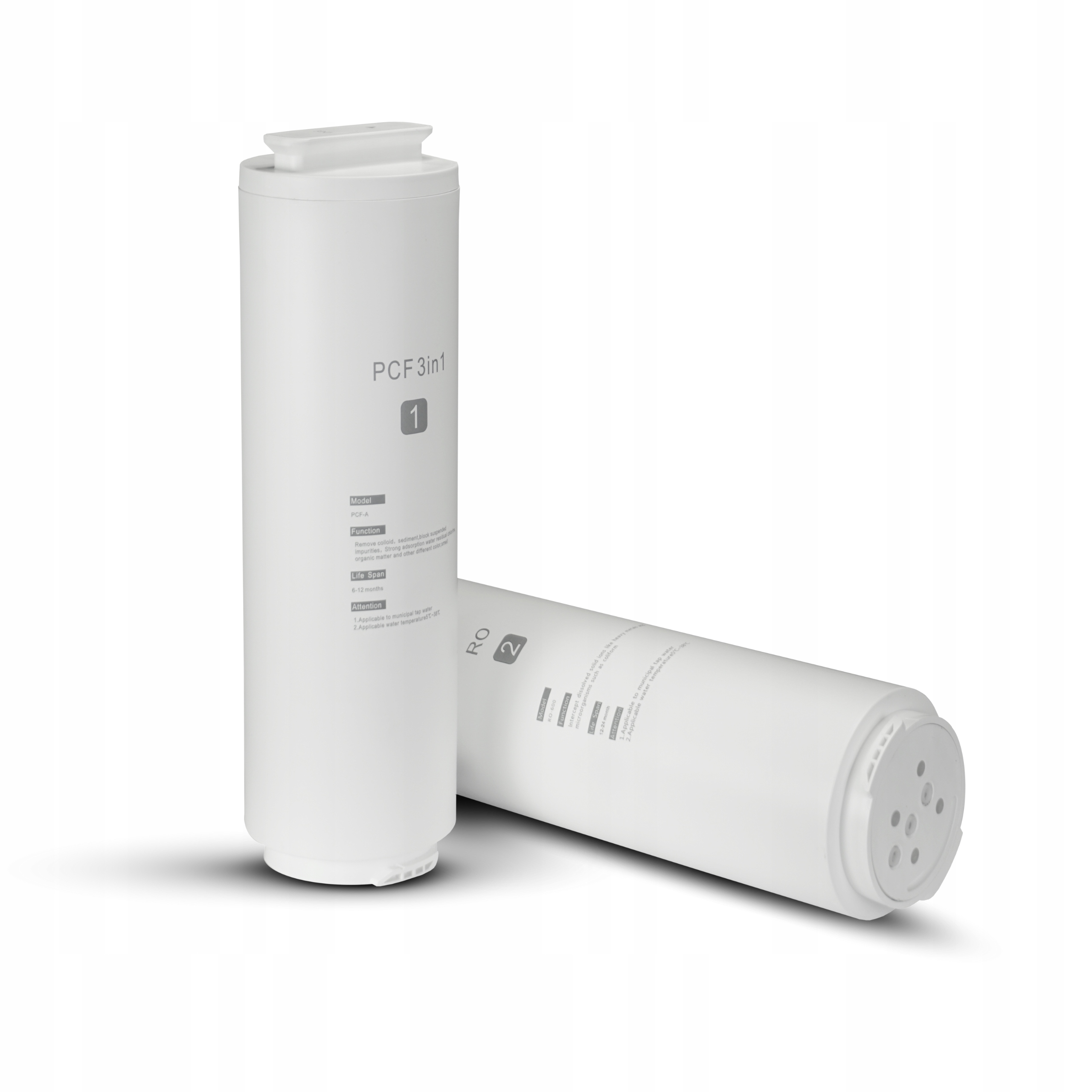 Filtr wody odwrócona osmoza RO600 MINI jonizator BIOCERA butelka DAFI SOLID Kolor dominujący biały