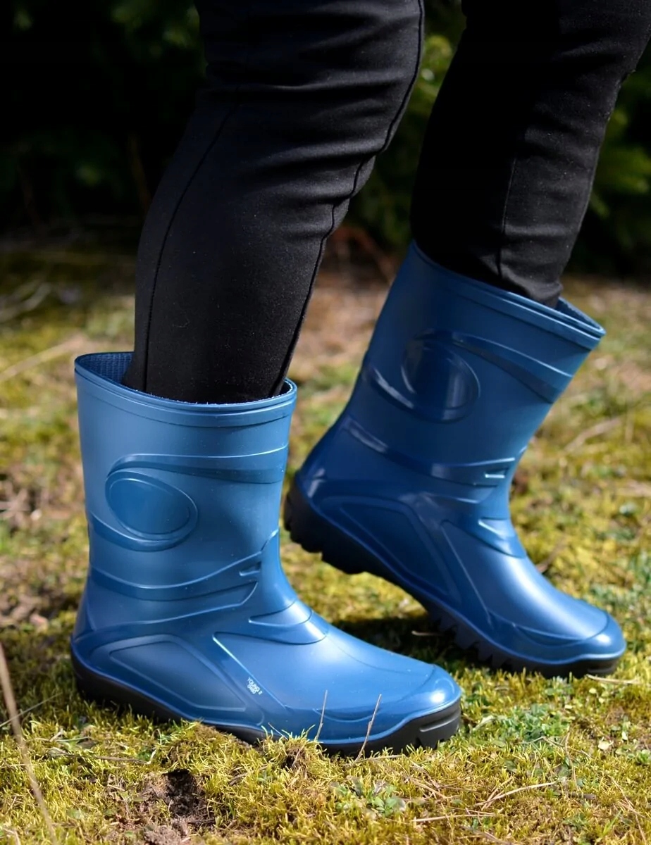 Damskie Polskie Kalosze Demar Young Niebieskie 39 Model Young