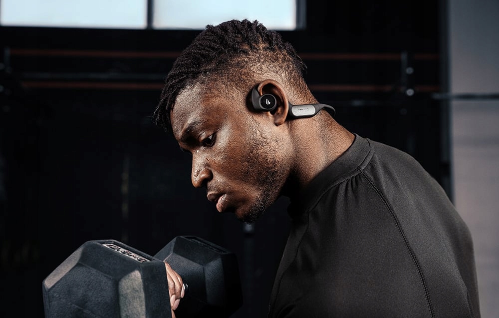 Słuchawki bezprzewodowe zauszne czarne bluetooth 5.3 140 mAh EDIFIER Model Comfo Run