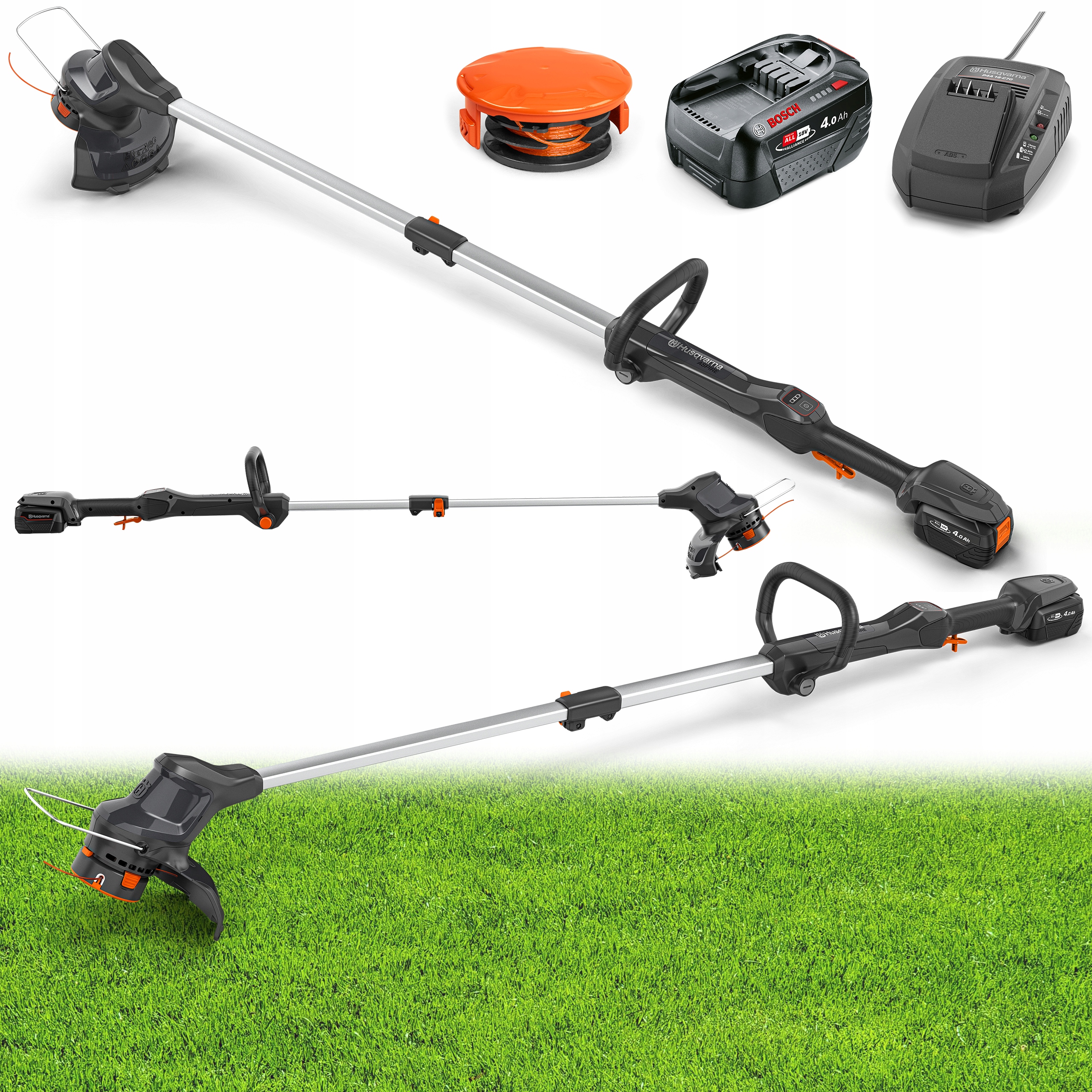 Podcinarka Akumulatorowa Husqvarna Aspire T28-P4A Głowica Auto 28 cm 4 Ah