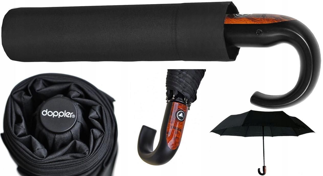 SOLIDNY POWIĘKSZONY MĘSKI PARASOL DOPPLER AUSTRIACKA JAKOŚĆ WŁÓKNO XL Kod producenta 72066B