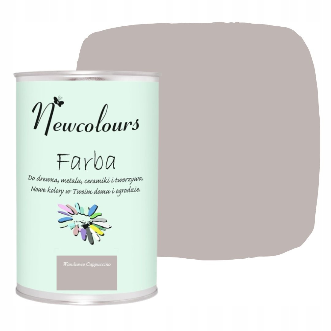 

Farba do mebli Newcolours Waniliowe Capp. 900ml