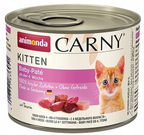 Animonda Carny Kitten paštika pro koťata 24x200g