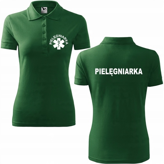 

Damska Koszulka polo Pielęgniarka 06 S