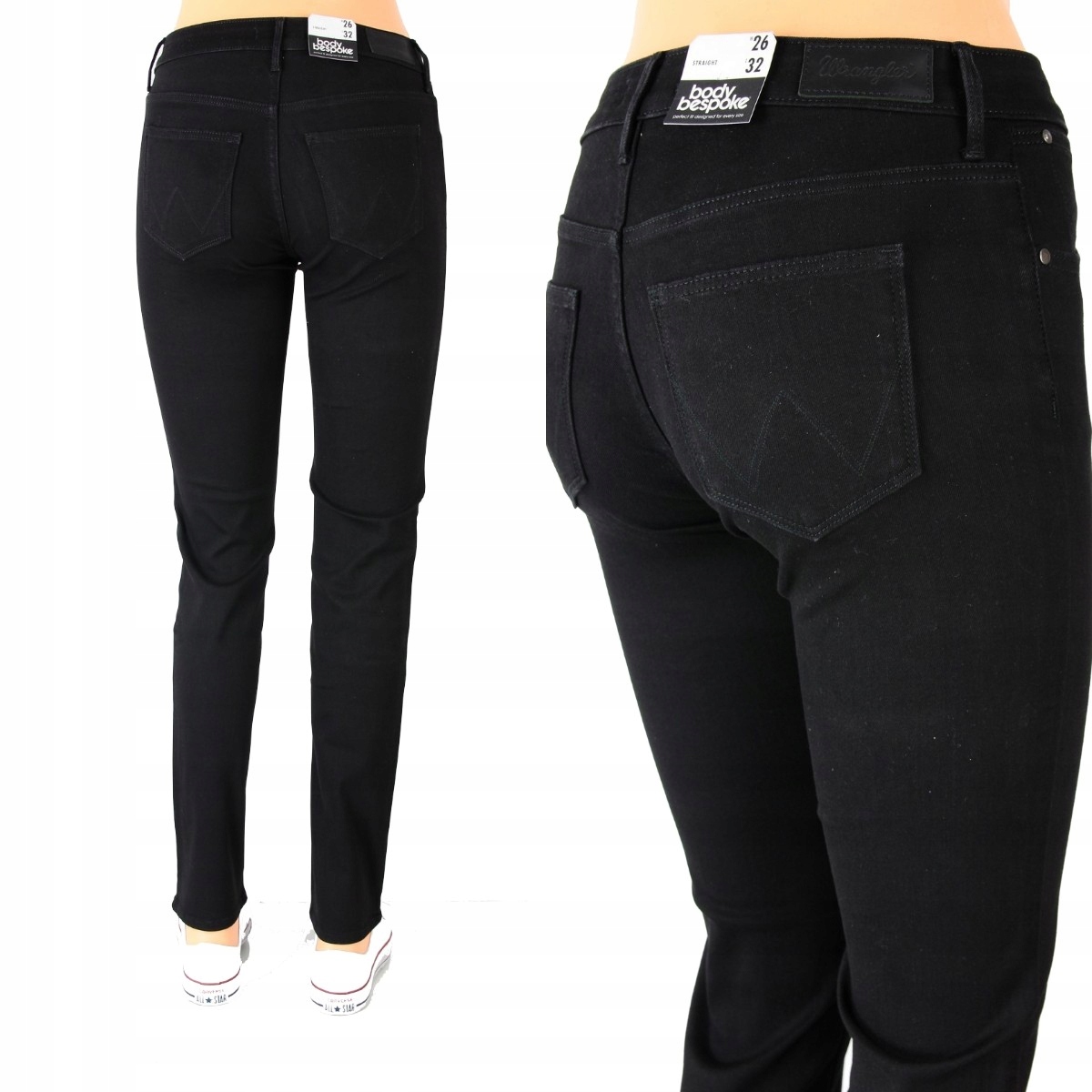 

Wrangler Straight Jeansy Proste Spodnie _ W28 L32