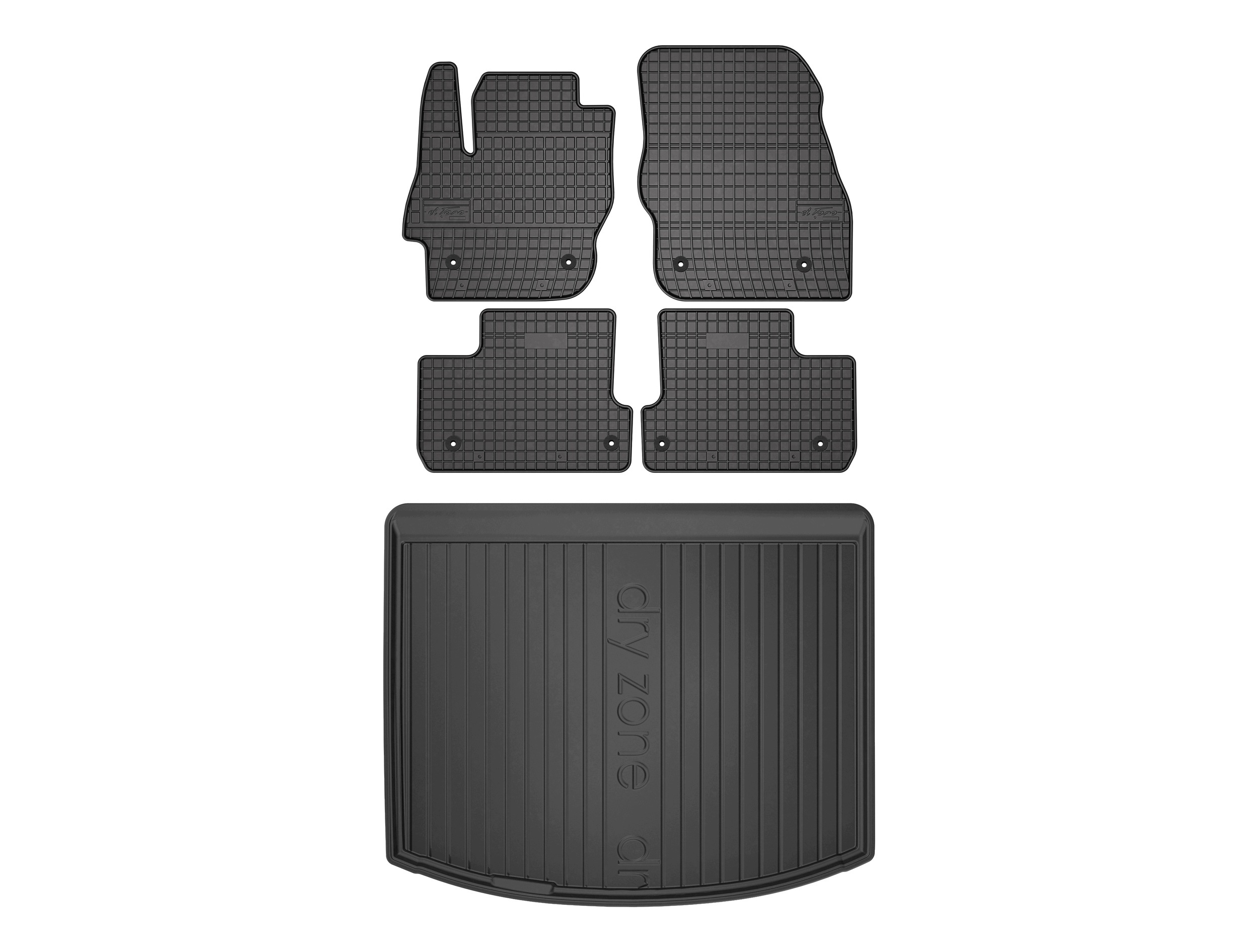 Koberce SolidPRO rohož DryZone pre: Mazda 3 II Bl 2008-2013 5 kusov