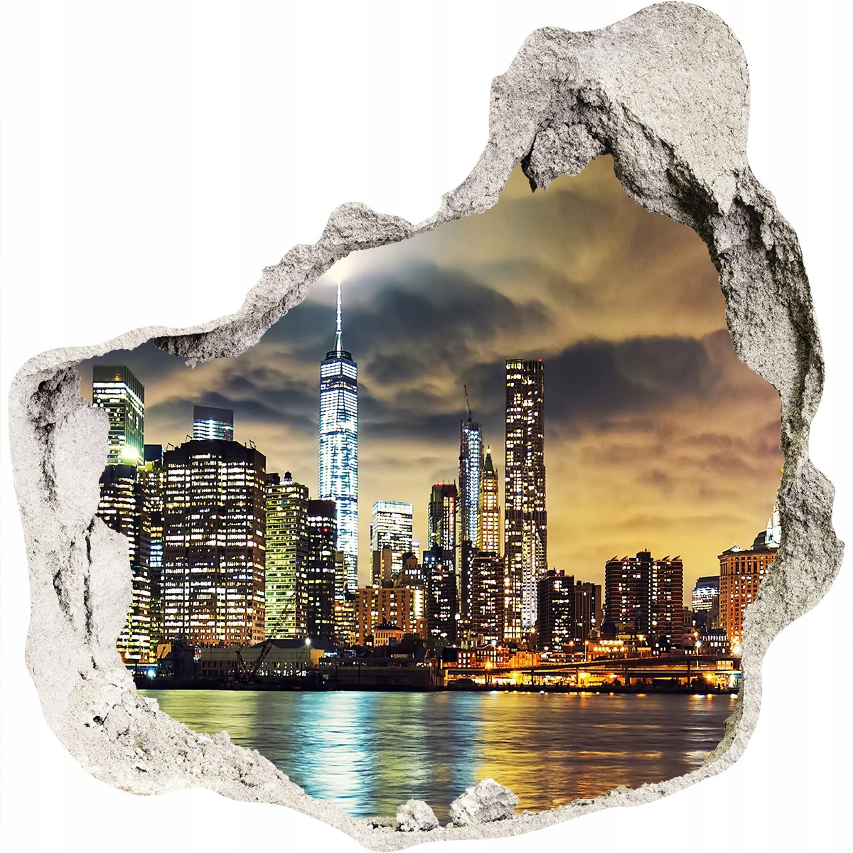 

Fototapeta dziura na ścianę Manhattan Nowy Jork