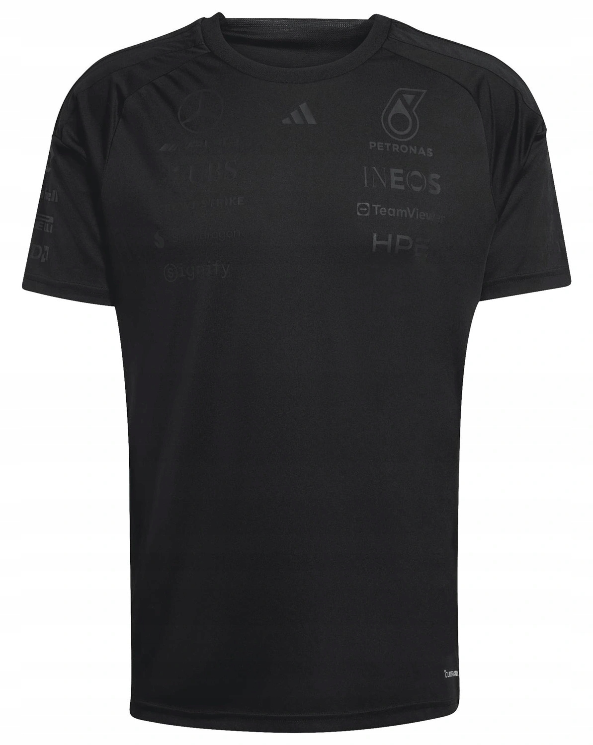 Tričko Mercedes-AMG Petronas F1 adidas 2026 Stealth černá r.XXL