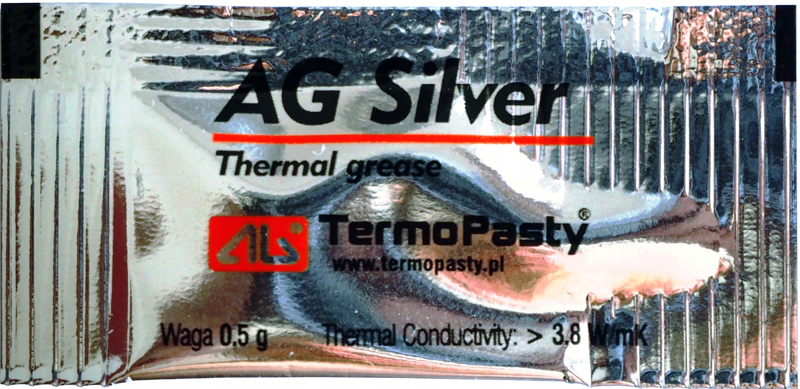 

Ag Silver pasta termoprzewodząca z srebrem 0.5g