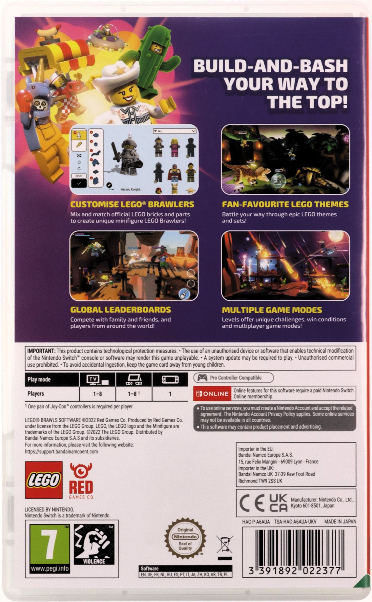 LEGO BRAWLS (GRA SWITCH) Stan opakowania oryginalne