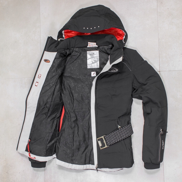 WEST SCOUT PUCH KURTKA NARTY DAMSKA CZARNA LOGO 36 Marka Inna marka