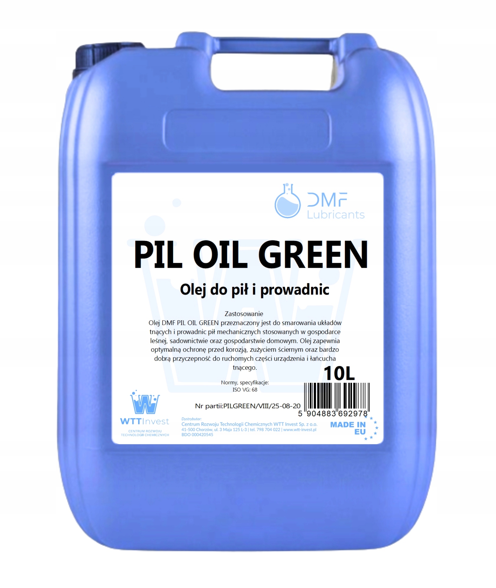 Olej do prowadnic pił łańcuchowych 10L Dmf Oil