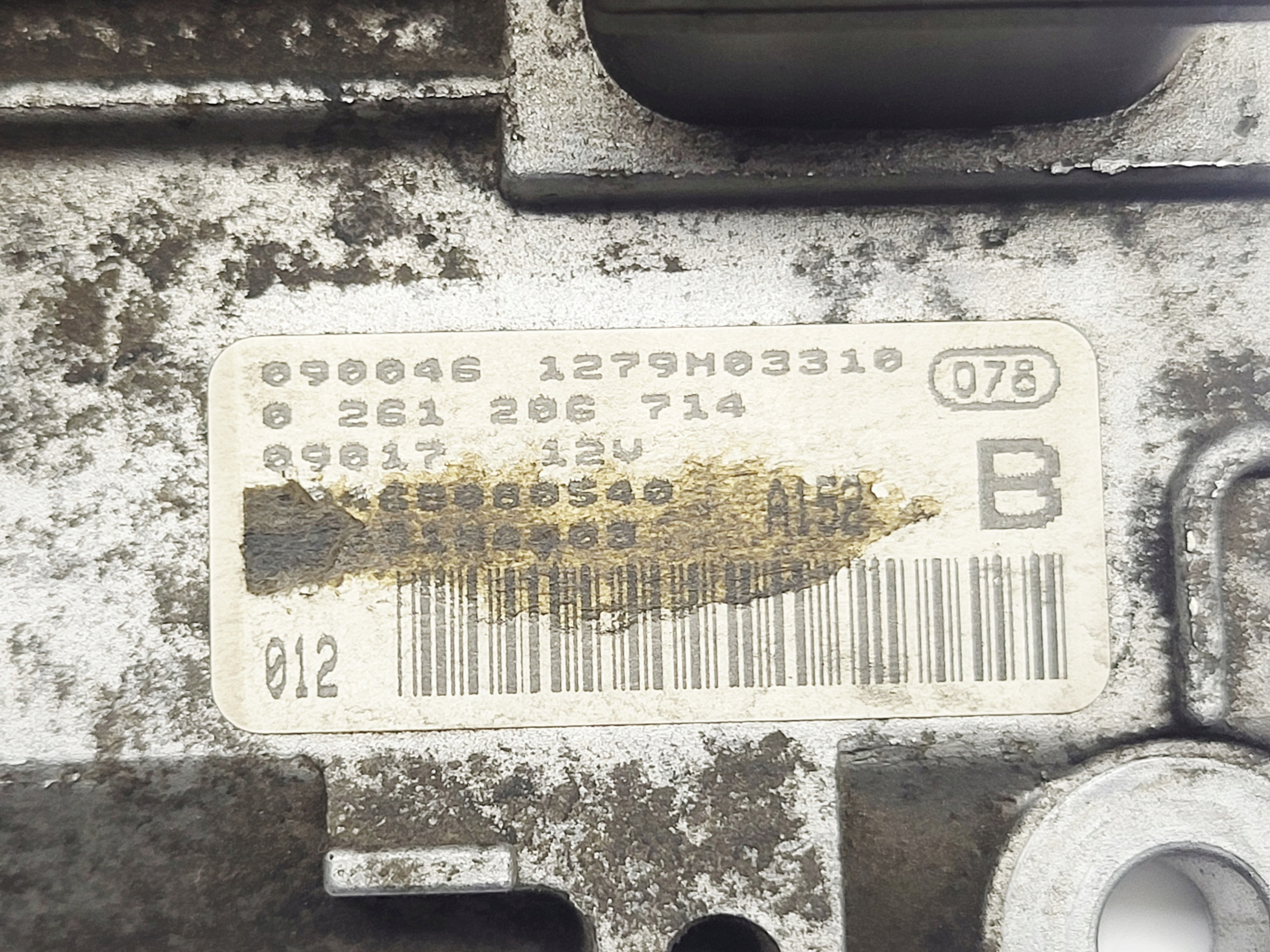computer control unit of the engine Alfa Romeo 147 1.8 16V 0261206714