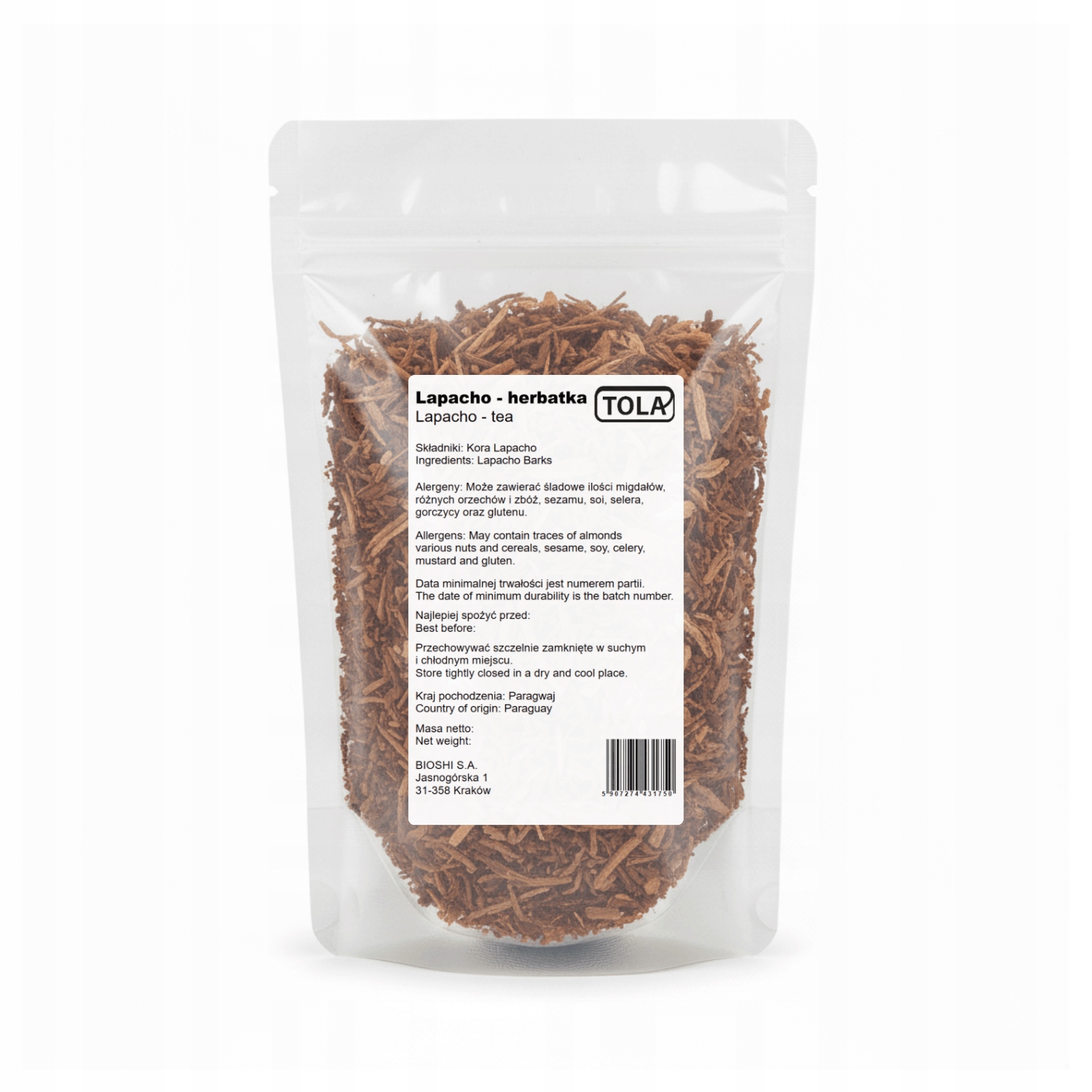 Levně Lapacho čaj 2 kg – vysoká kvalita Tola