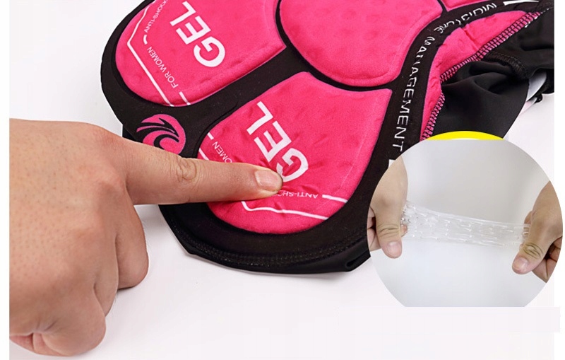 SPODNIE ROWEROWE DAMSKIE DŁUGIE X-TIGER Z WKŁADKĄ Właściwości antybakteryjne elementy odblaskowe ochrona UV oddychające odprowadzające wilgoć szybkoschnące termiczne