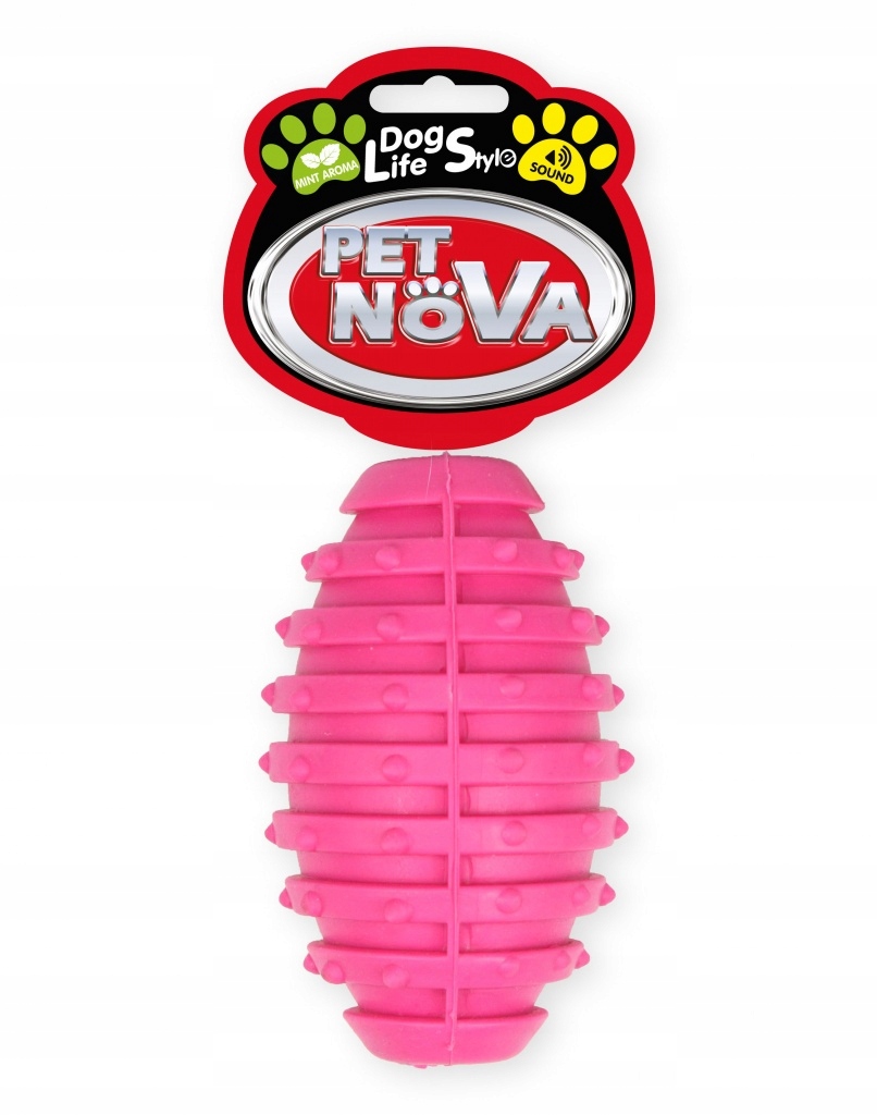 

Pet Nova Zabawka Piłka Rugby z Dzwonkiem 10cm
