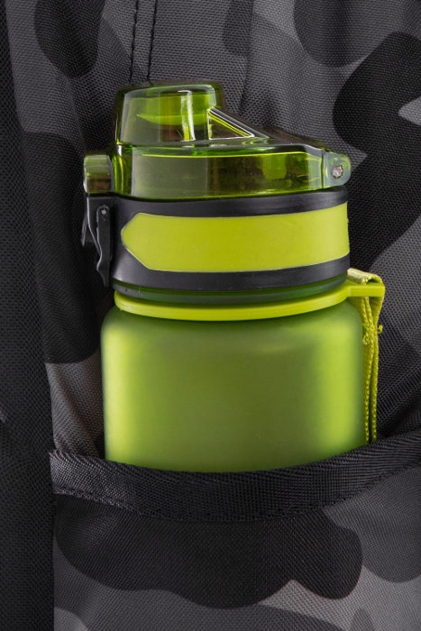 PLECAK MŁODZIEŻOWY MORO DISCOVERY CAMO GREEN NEON Bohater brak